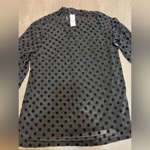 Lane Bryant sheer blouse